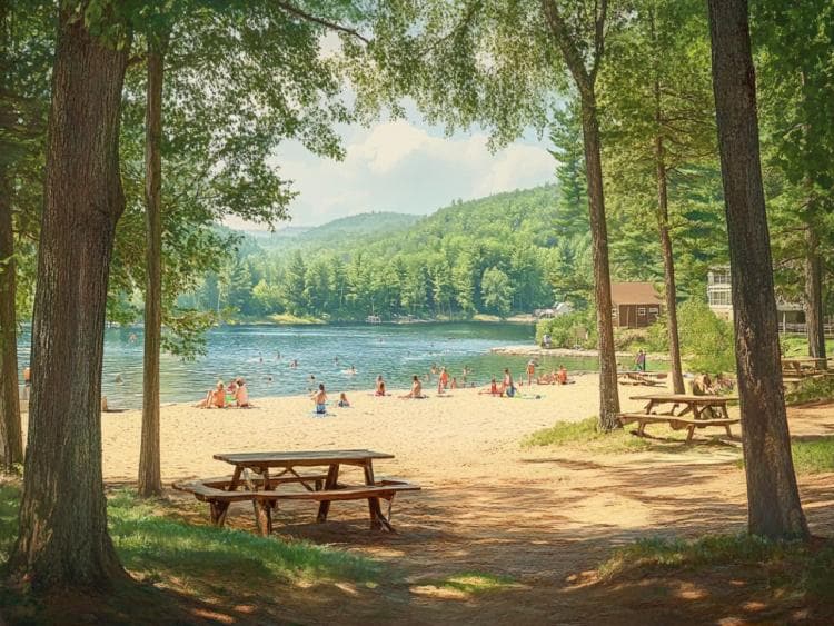 Camping du Lac de Bujaleuf foto 1